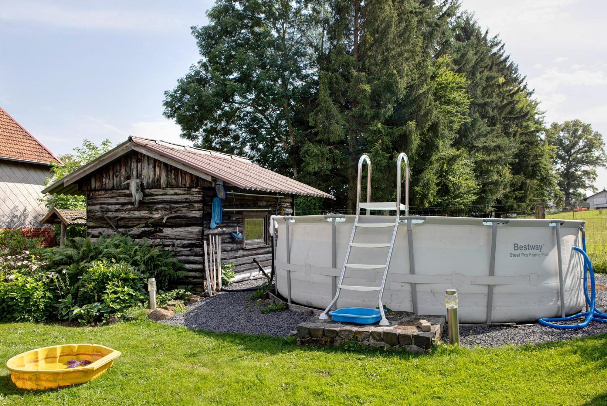 Ferienwohnung Wiesenschneiders Freiensteinau Bagian luar foto